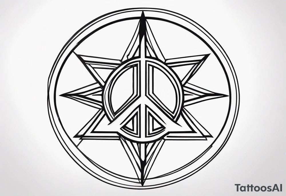 peace maker tattoo idea
