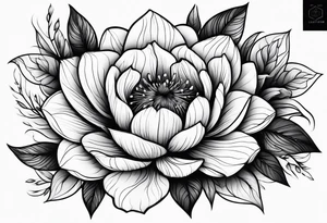 Cool flower. tattoo idea