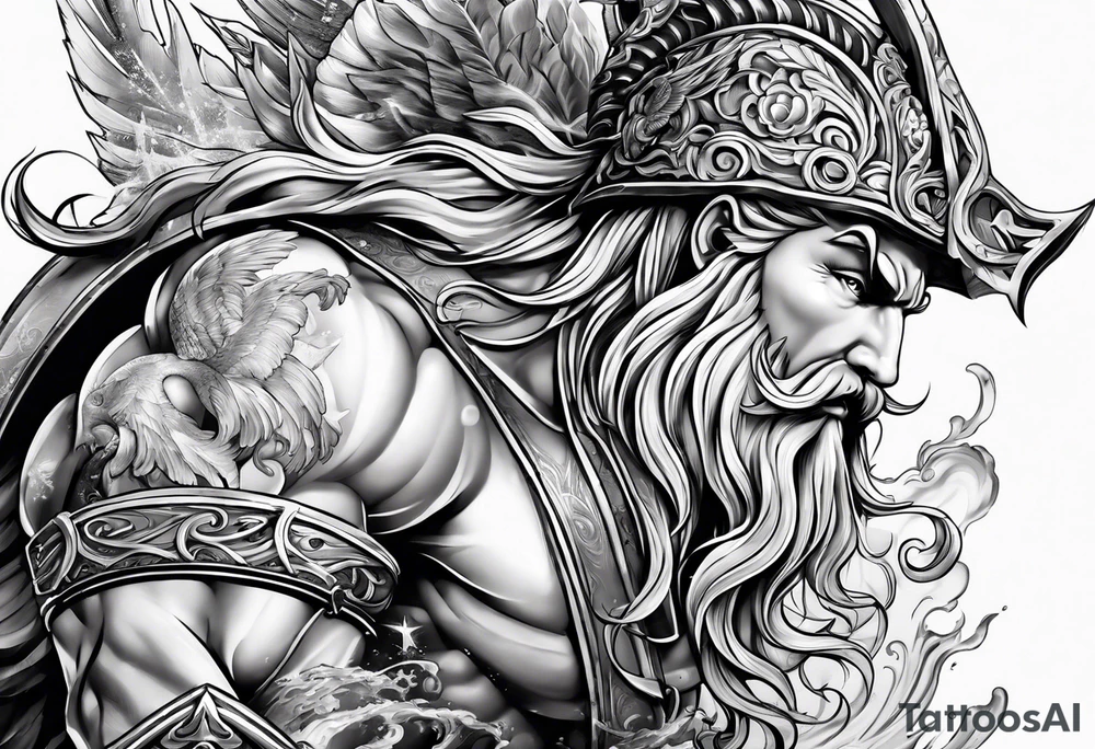 Poseidon tattoo idea