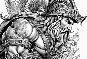 Poseidon tattoo idea