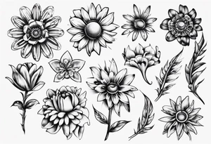Steel Daisy tatoo tattoo idea