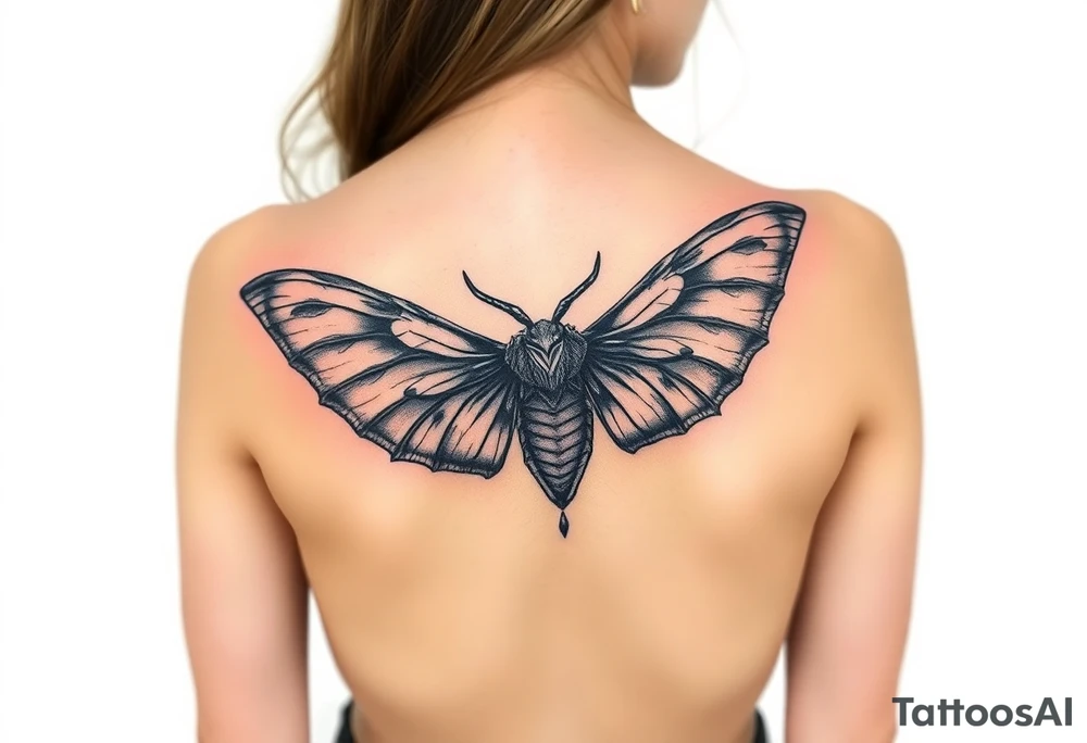 mothman scary motherfucker he flying tattoo idea
