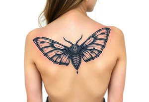 mothman scary motherfucker he flying tattoo idea