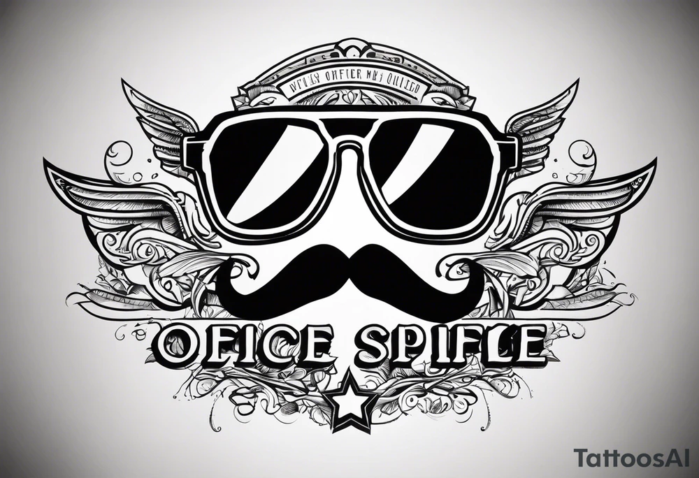 sunglasses Officer tattoo idea