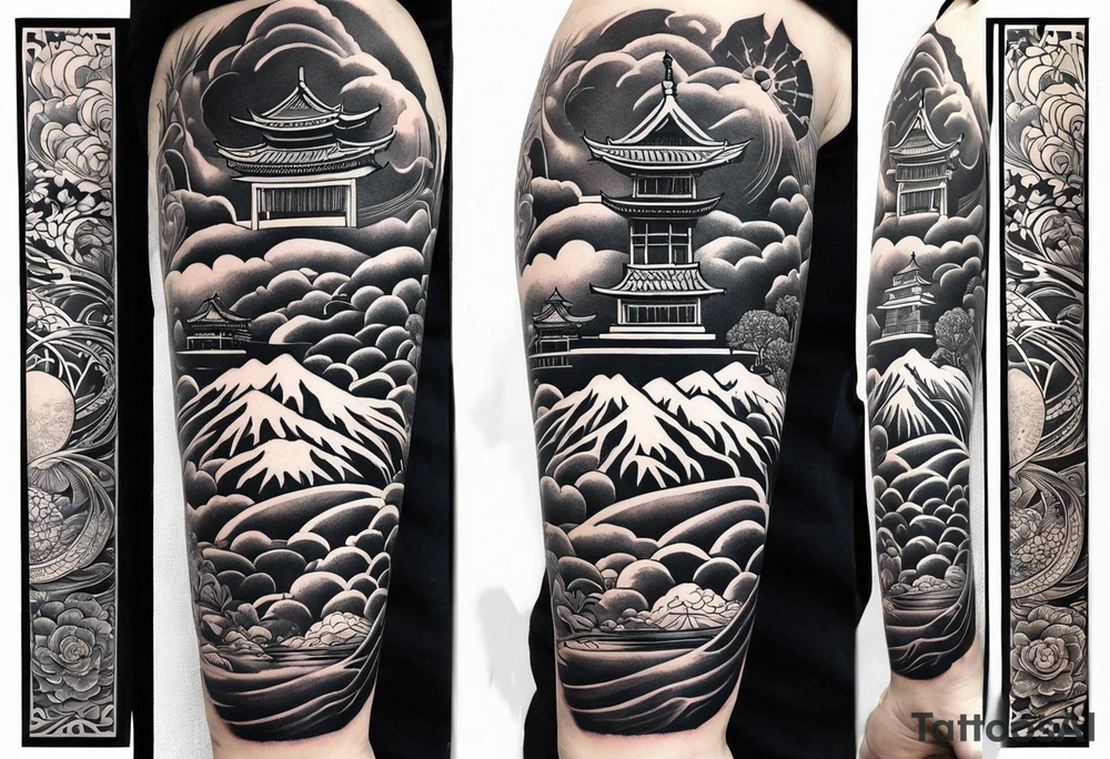Reincarnation long forearm tattoo tattoo idea