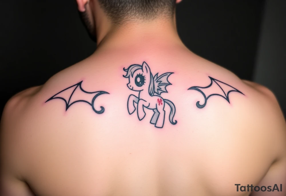 Demonic my little pony tattoo idea