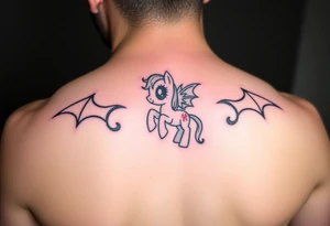 Demonic my little pony tattoo idea