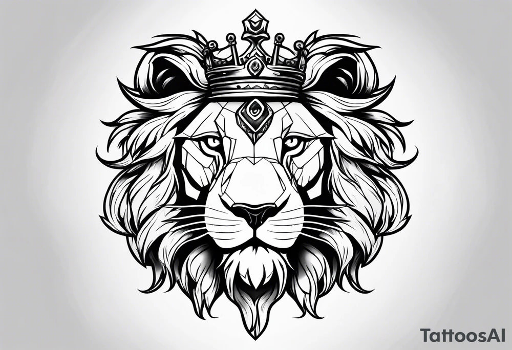 Flandre lion tattoo idea