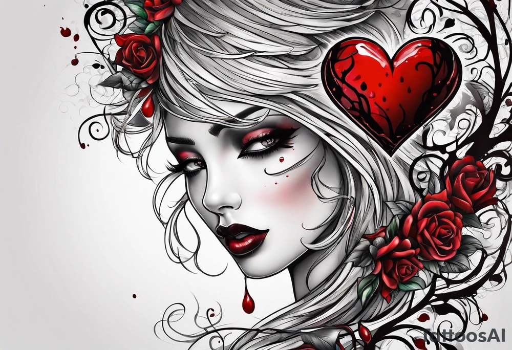 Bloody Heart tattoo idea