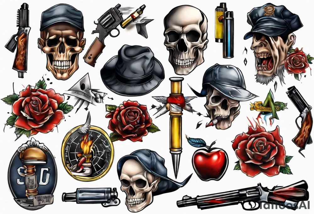 School Shooter tattoo idea
