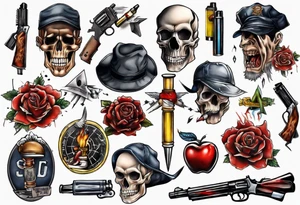 School Shooter tattoo idea