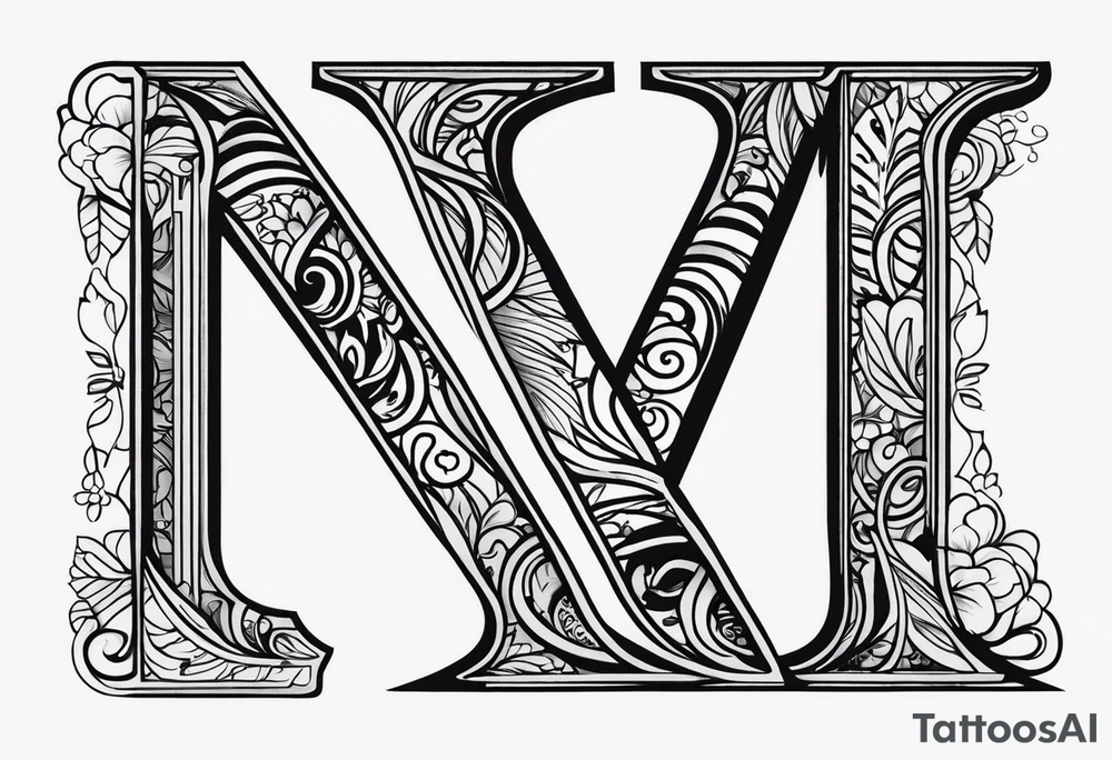 Initial tattoo idea
