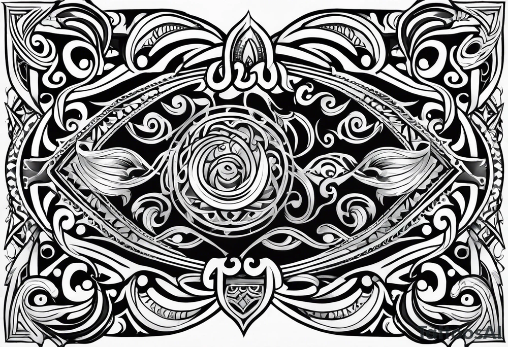 maori band for around an arm tattoo idea
