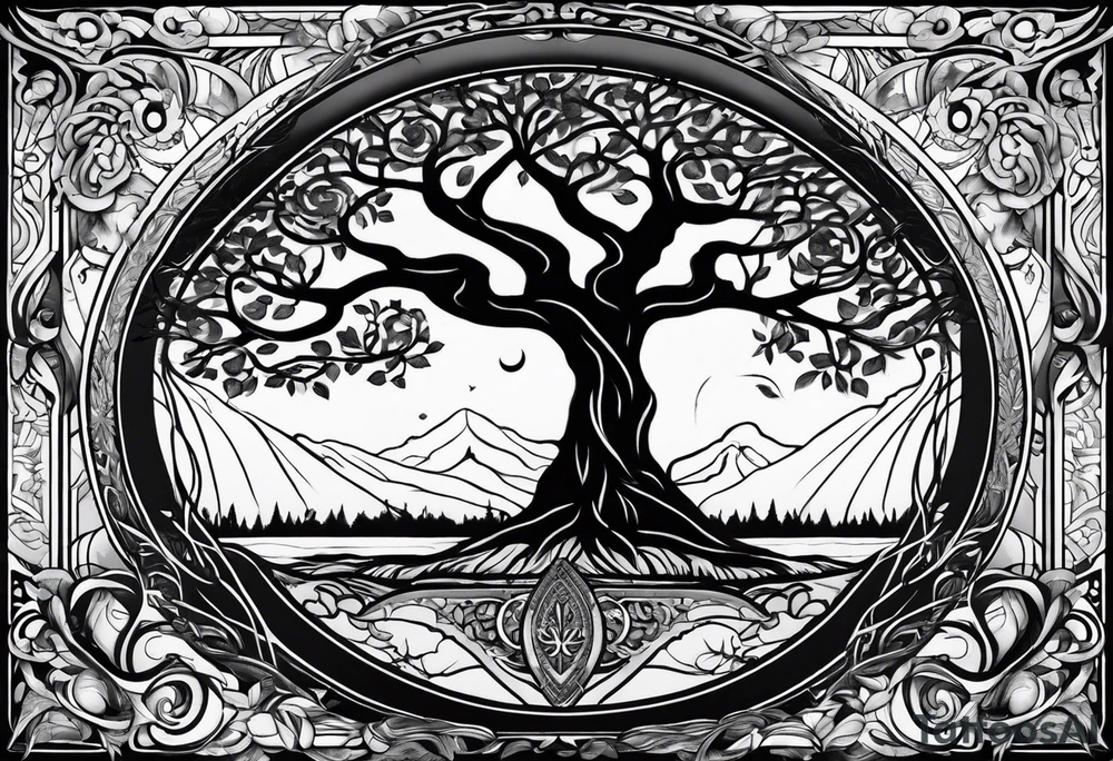 Mother, tree of life tattoo idea