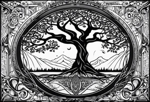Mother, tree of life tattoo idea