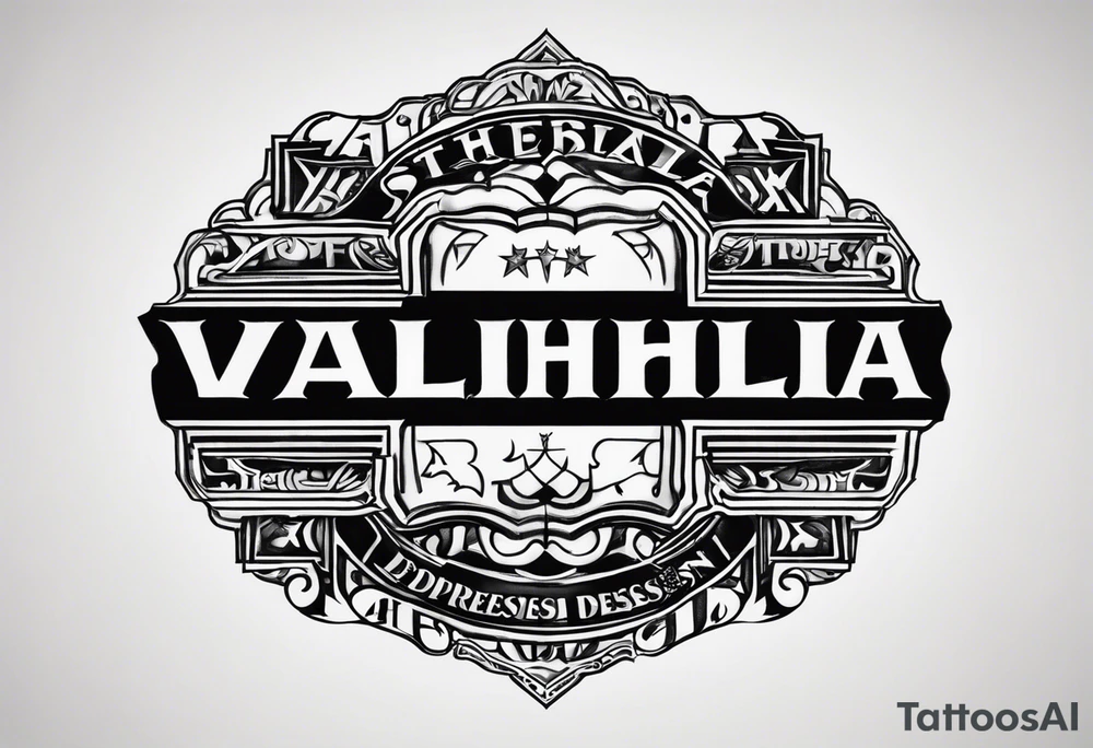 Valhalla  ptsd suicide Deppression tattoo idea