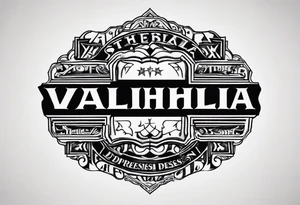 Valhalla  ptsd suicide Deppression tattoo idea