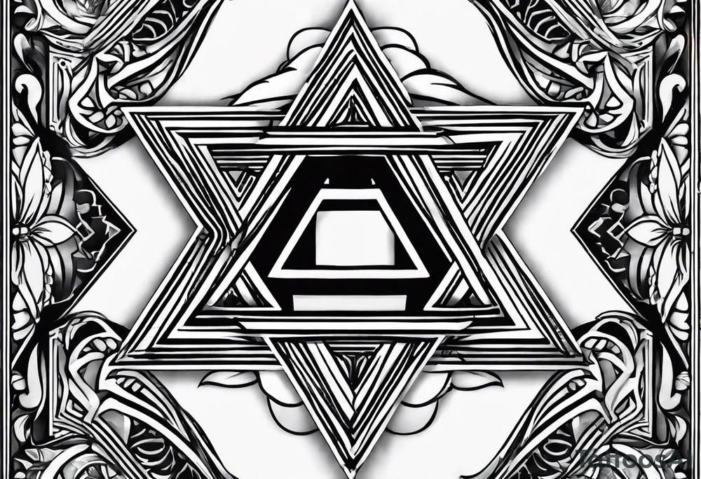 star of david tattoo idea