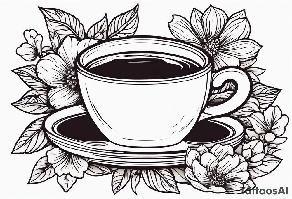 coffee
old school vintage simple traditional design surrounded by vintage flowers


bold color simple tattoo idea