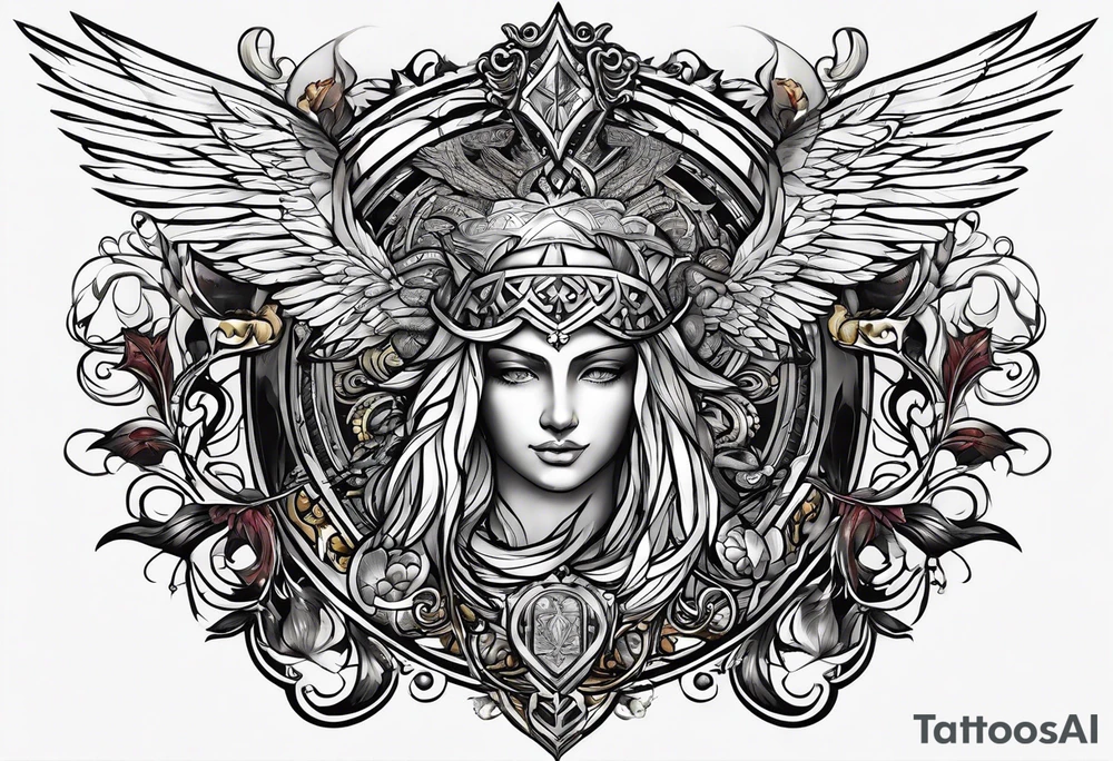the word of God is living and powerful, sharper than any two edged sword tattoo idea