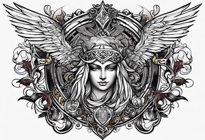the word of God is living and powerful, sharper than any two edged sword tattoo idea