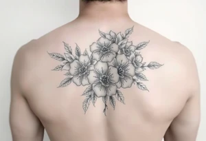 Looking for a cover-up tattoo with flowers pastel colors for months September, January, June, May, and July. tattoo idea