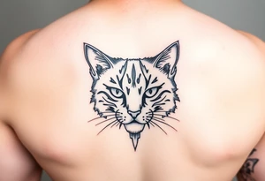 Black Cat tattoo idea