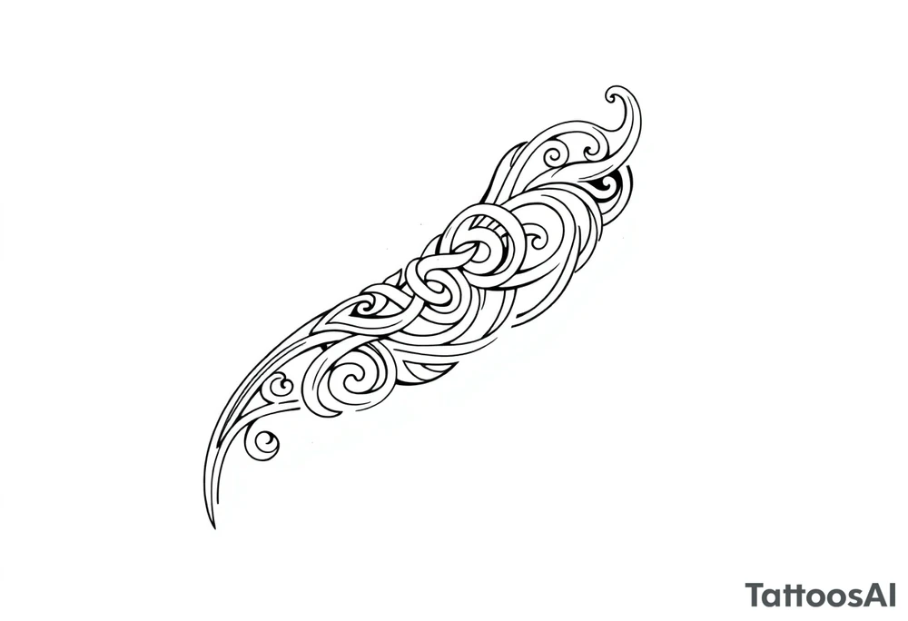 Māori Celtic sleeve tattoo idea