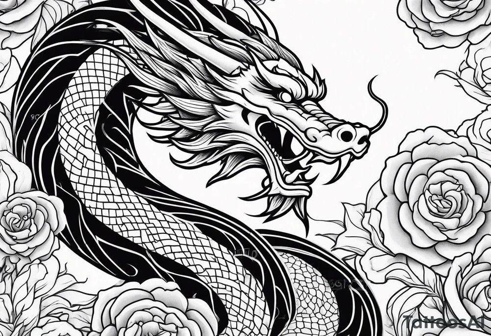 CHINESE DRAGON tattoo idea