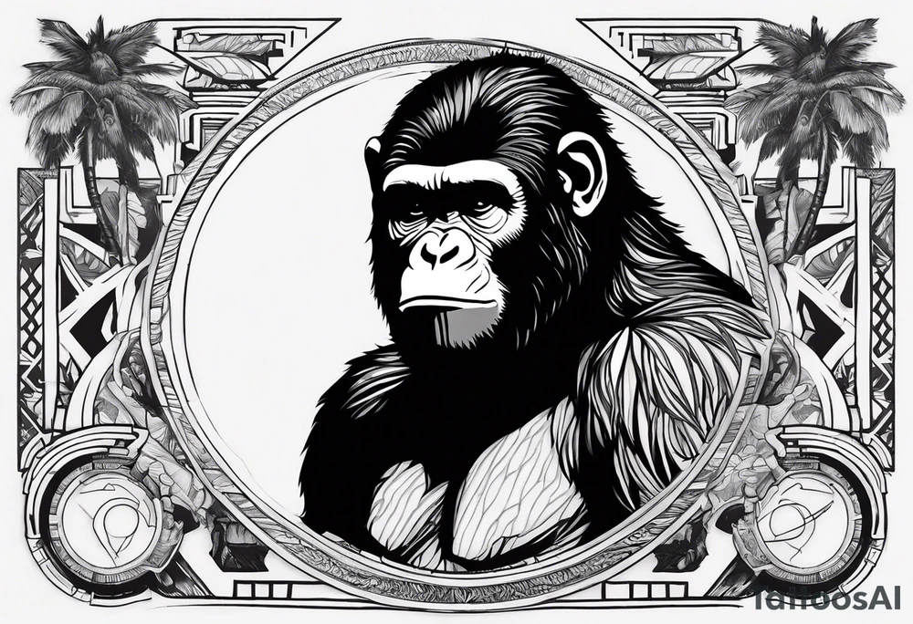 Caesar planet of the apes tattoo idea