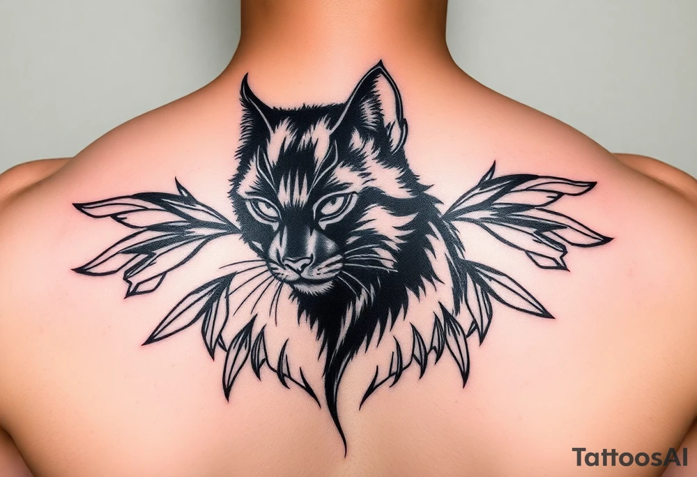 Black Cat tattoo idea