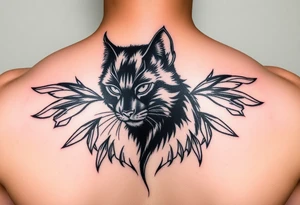 Black Cat tattoo idea