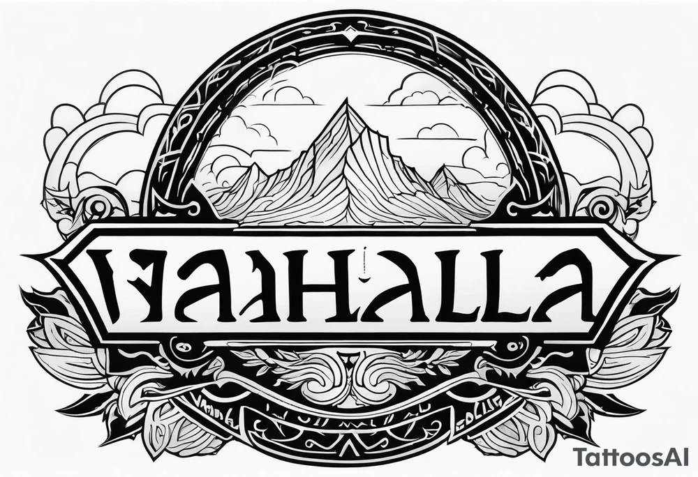 Valhalla fog tattoo idea