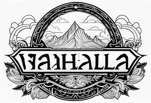 Valhalla fog tattoo idea