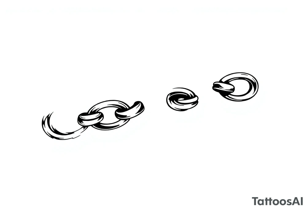 Chain tattoo idea