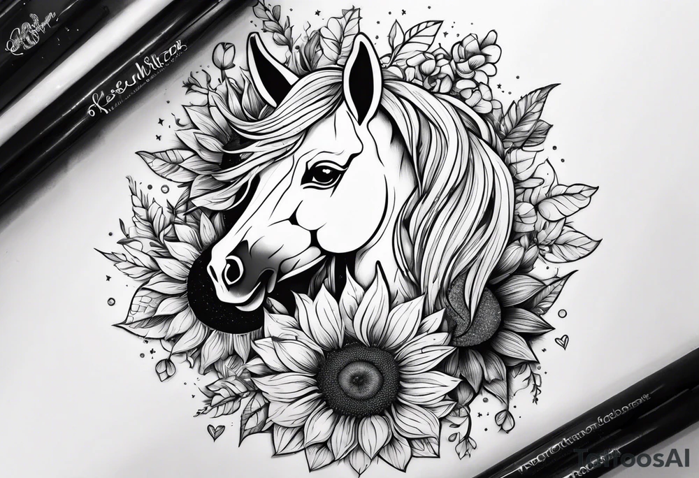 I’m a capicorn I love sunflowers, stars and set sunsets I also think a cassopiea consultation  is tired to me name starts with a W I have 3 kids 1 boy and 2 girls for my  fore arm tattoo idea