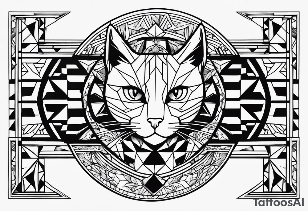 Black Cat tattoo idea