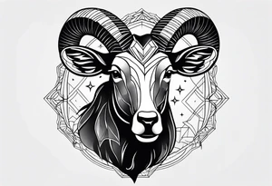 Aries constellation tattoo idea