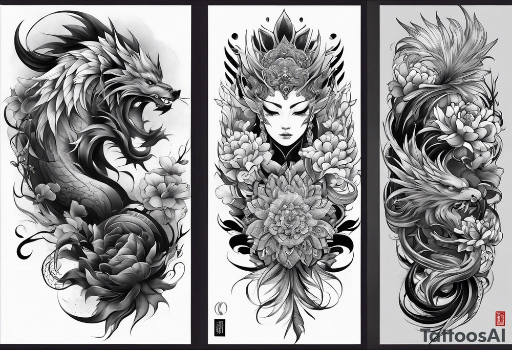 Japanese sleeve tattoo idea