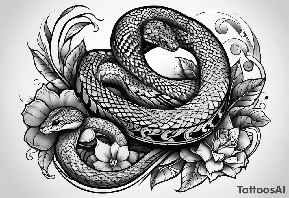 Snake tattoo idea
