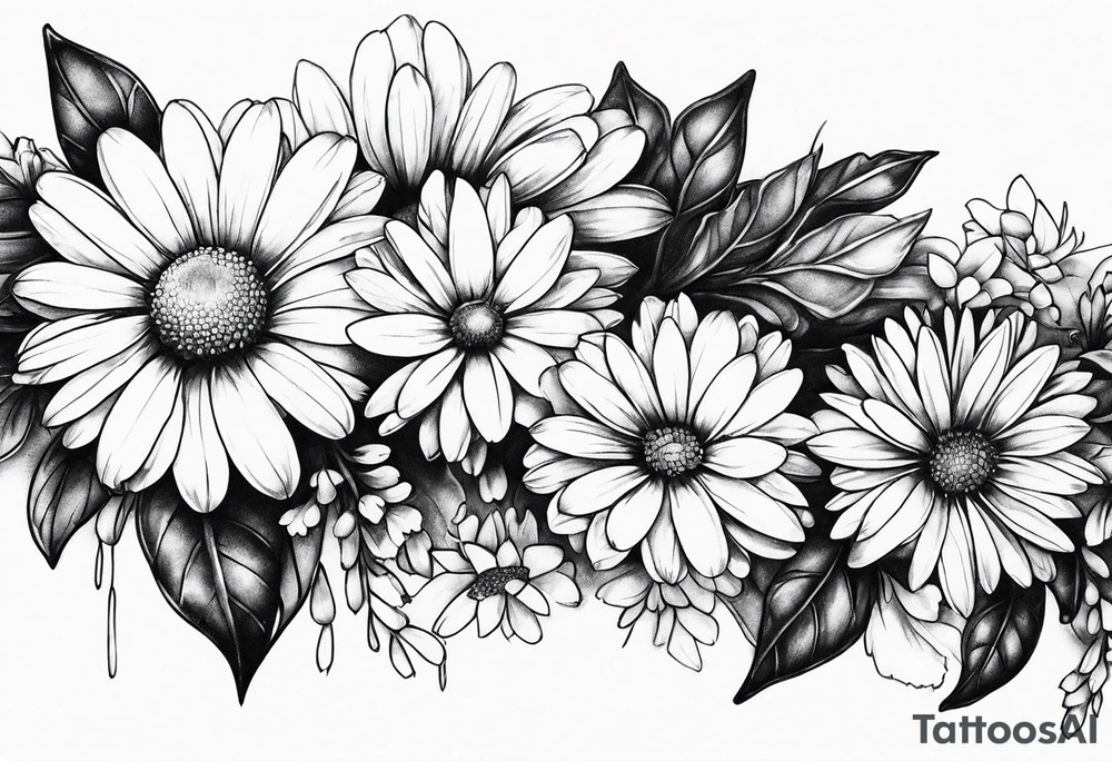 Daisy chain tattoo idea