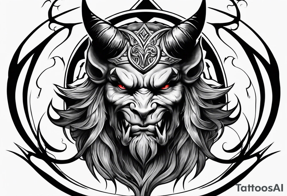 devil tattoo idea