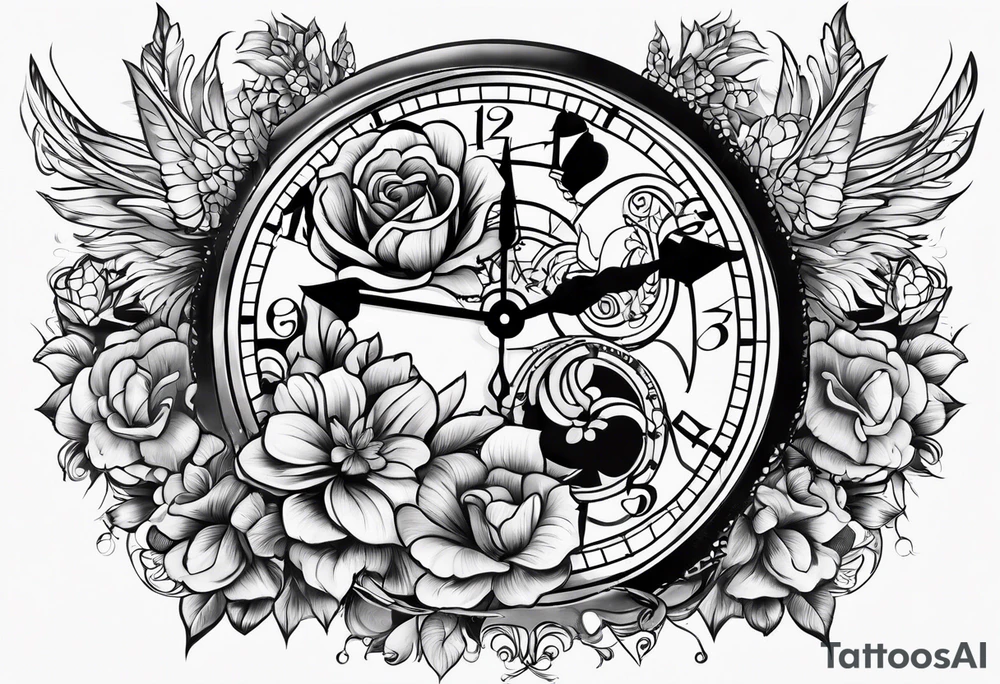 Make time count tattoo idea