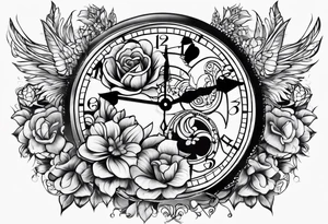 Make time count tattoo idea