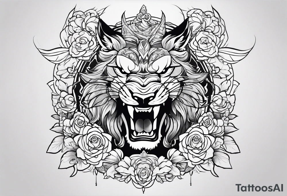 Anime japonais tattoo idea