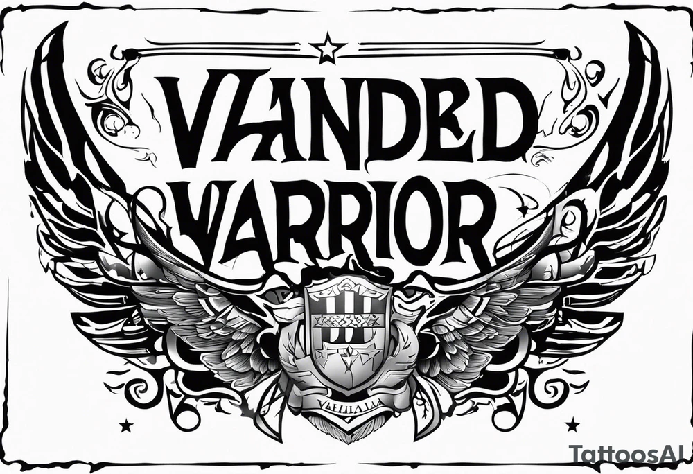 Wounded warrior valhalla tattoo idea