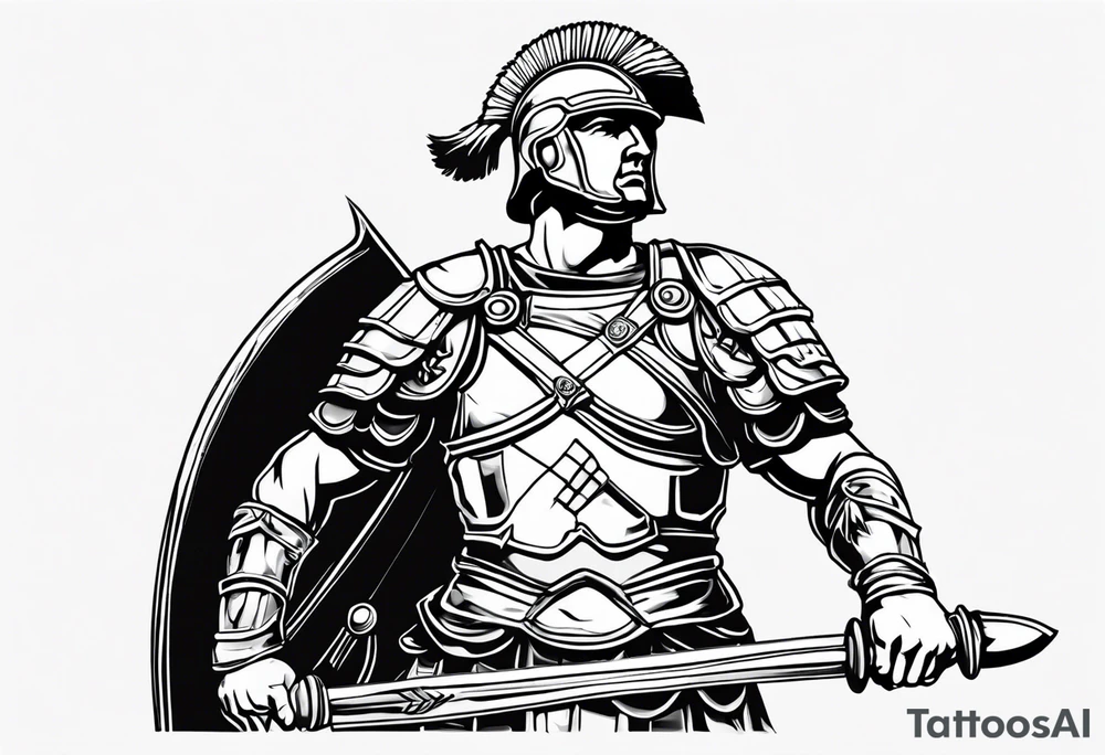 micro realism roman soldier roman art oscar akermo tattoo idea
