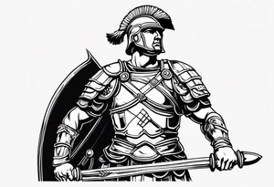 micro realism roman soldier roman art oscar akermo tattoo idea