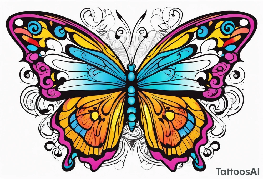 Butterfly tattoo idea