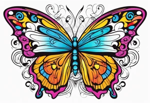 Butterfly tattoo idea